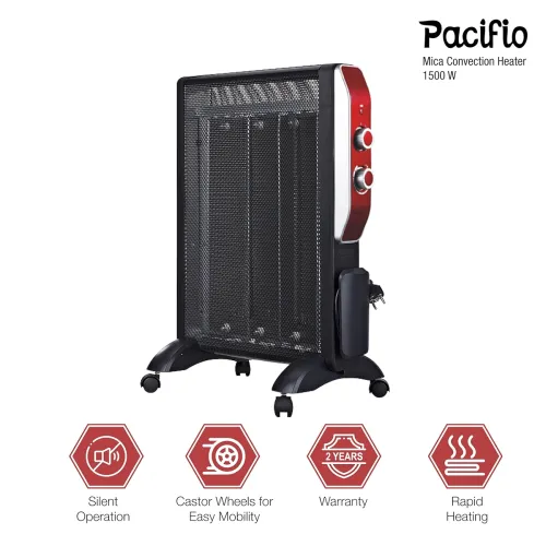 Image of Havells Room Heater 1500W Pacifio Mica| Micathermic Technology for Rapid & Instant Heating 