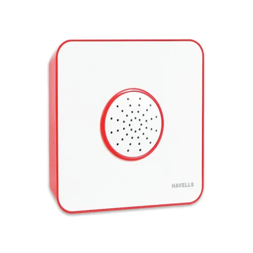Image of Havells Rubio Battery-Operated Doorbell with 25 Polyphonic Tunes,High-Volume 110 dB High Volume Chime Sound,Elegant Mult