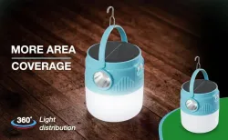 HAVELLS Solar Lighthouse 10W 5 hrs Lantern Emergency Light (Green)