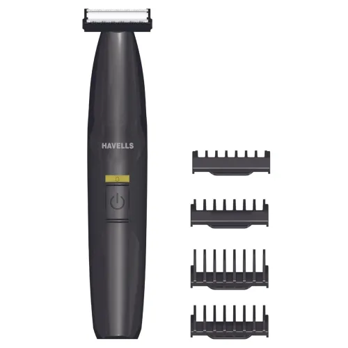 Image of Havells ST8000 Shimmer plus, 5 in 1 rechargeable Dual-Blade Shaver cum Trimmer with 4 Trimming Combs
