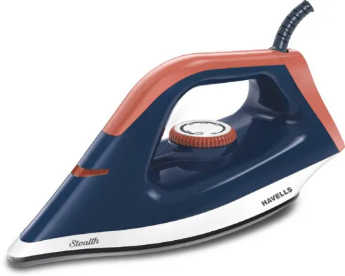 Image of HAVELLS STEALTH 1000 W Dry Iron  (Blue, Orange)