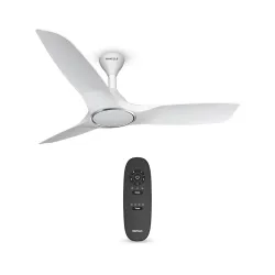 Havells 1200mm Stealth Air BLDC Ceiling Fan | Voice Controlled, Remote Controlled, High Air Delivery Fan, 5 Star Rated |