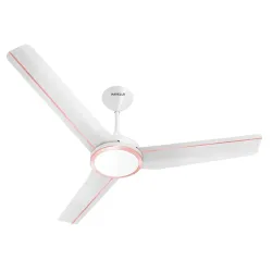 Havells Trinity Underlight 1200mm 1 Star Energy Saving Ceiling Fan (Pearl White LT Copper, Pack of 1)
