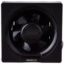 Havells Ventil Air DX 150mm Exhaust Fan | Strong Air Suction, Rust Proof Body and Dust Protection Shutters |Suitable for Bathroom, Kitchen, and Office| Warranty: 2 Years | (Pack of 1, Black)