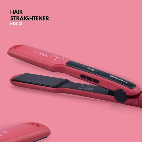 Image of Havells Wide Plate Hair Straightener - HS4121 