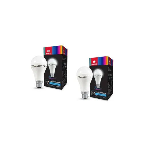 Image of HAVELLS 8.5W LED Emergency Inverter Bulb (6500K, Pack of 2)