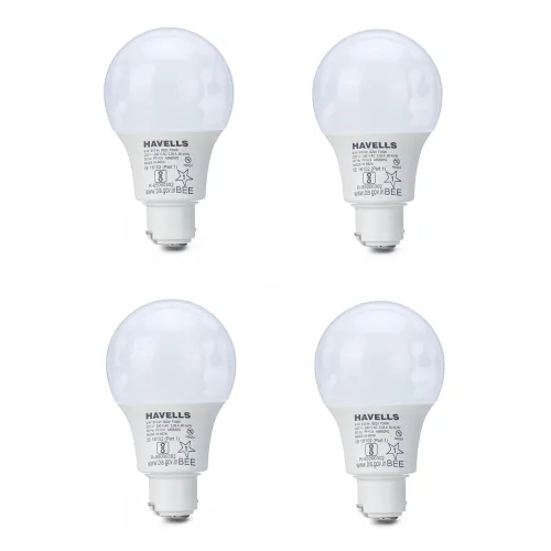 Image of Havells 9W LED Bulb (Warm White, 3000K) (Pack of 4)