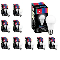 Havells 9W LED E27 Bulb |Cool White | Upto 4KV Surge Protection |High Voltage Protection |Energy Efficient|BIS Approved| Made in India|Pack of 10