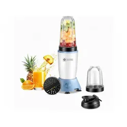 HAVOK NutriCore X2 750W Nutri Blender Mixer Grinder with 2 Jars, Sipper Lid & Seasoning Cap | 18000 RPM High Speed Moto | Personal Juicer for Smoothies, Shakes & Spices, Compact Kitchen Mixe...