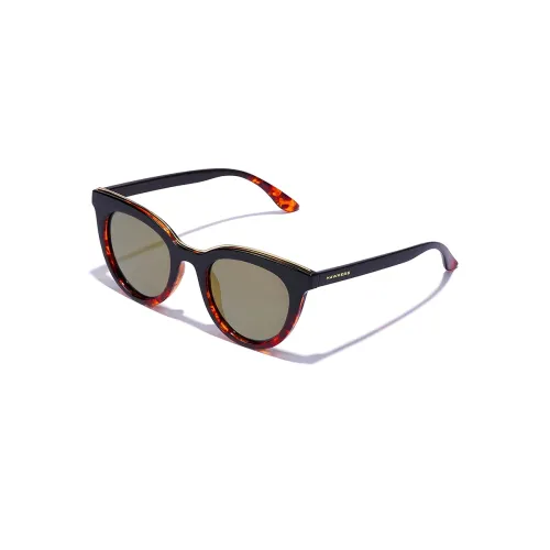 Image of Hawkers Women's Black Cateye Polarized Sunglasses 