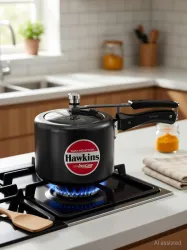 Hawkins Instaa Tall (IIH3T) 3 L Induction Bottom Pressure Cooker (Hard Anodized)