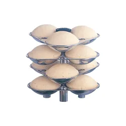 Hawkins Mini Idli Stand - 12 Mini Idlis, (For 3 Litre and bigger Pressure Cooker), Silver (ID12S),Aluminium