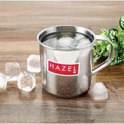 HAZEL Stainless Steel Multipurpose Mug, 900 ml | Steel Mug for Bathroom Shower Home