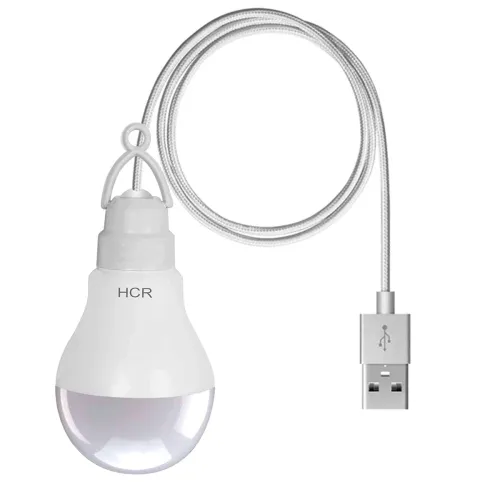 Image of HCR Accessories USB LED Bulb 5W Bright Reading Lamp