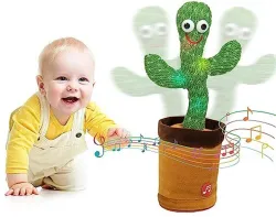 hda group Dancing Cactus Musical Toy (Multicolor)
