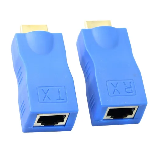 Image of HDMI to RJ45 Network Cable Extender Repeater