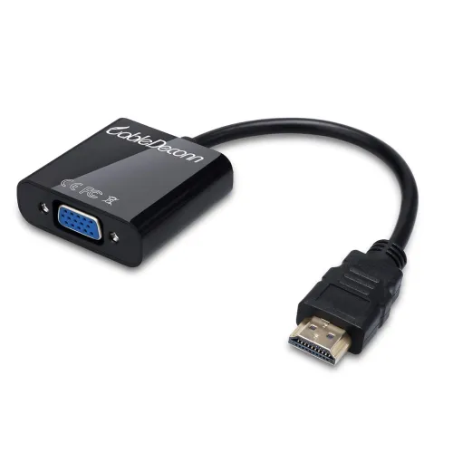 Image of HDMI to VGA Adapter Cable with Audio Converter (HDMI to VGA Female Adapter)
