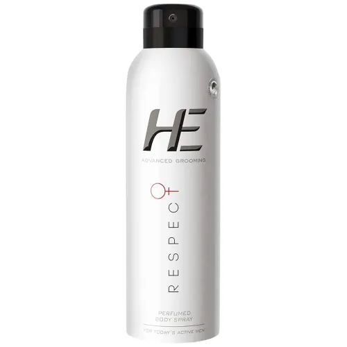 Image of He Advanced Grooming Respect Perfumed Body Spray, 150ml