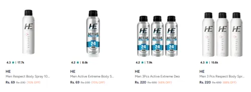 Image of He Men Fragrance Starting @ ₹69