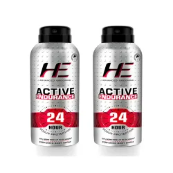 HE Men Set of 2 Perfumed Body Spray Deodorant