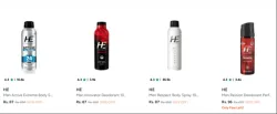 He Mens Active Body Spray starting ₹87