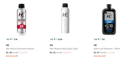 He Perfume & Bodyspray up to 70% Discount