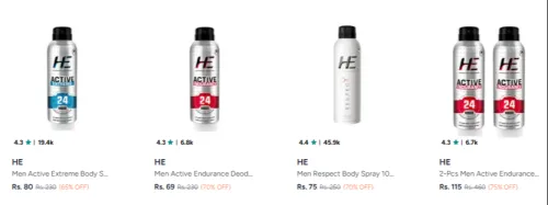 Image of He Perfumed at up to 75% Discount