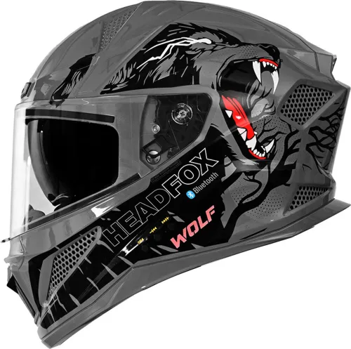 Image of Head fox N2F WOLF Bluetooth AI Smart Bike Helmet for Men 