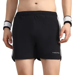 Head HPS-1113 Badminton Shorts for Mens, Colour - Black
