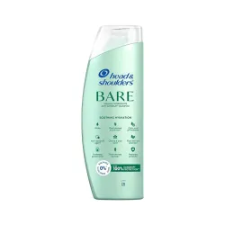 Head & Shoulders BARE Anti-Dandruff Shampoo, Soothing Hydration, Sulfate-Free, Silicone-Free, Dye-Free, Gentle shampoo, 