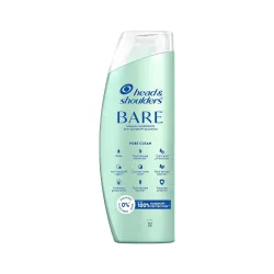Head & Shoulders BARE Anti-Dandruff Shampoo, Pure clean, Sulfate-Free, Silicone-Free, Dye-Free, Gentle shampoo, 400ml