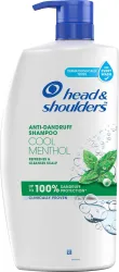 HEAD & SHOULDERS Cool Menthol Anti-Dandruff Shampoo for Scalp Protection (1 L)
