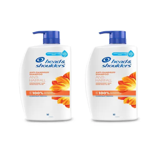 Image of Head & Shoulders Set of 2 Anti-Hairfall & Anti-Dandruff Shampoo - 1L each