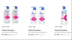 Head & Shoulders Shampoo at Upto 64% Disount