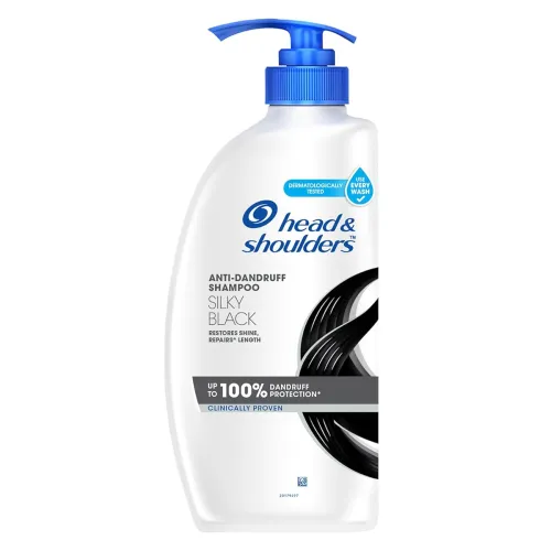 Image of Head & Shoulders Silky Black Anti Dandruff Shampoo 650 ML
