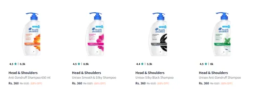 Image of Head & Shoulders upto 68% Discount