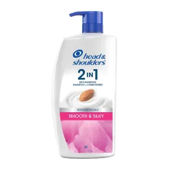 Head & Shoulders Smooth and Silky Anti Dandruff Shampoo + Conditioner 1L