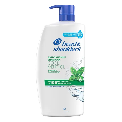 Image of Head & Shoulders Cool Menthol Anti Dandruff Shampoo for Women & Men, 1L