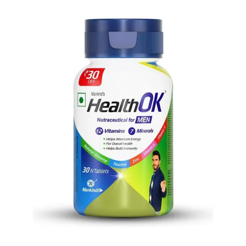 Image of Health Ok Daily Multivitamin for Energy & Overall for Men