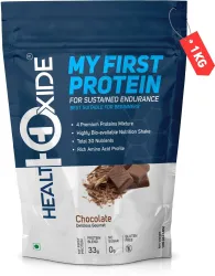 HEALTHOXIDE My First Protein with whey (1 kg, Chocolate)