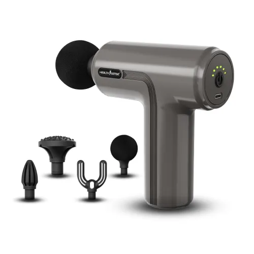 Image of HealthSense Percussion Gun Massager machine for Full Body Pain Relief 