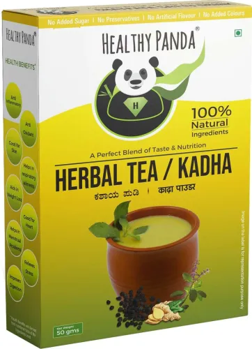 Image of HEALTHY PANDA Natural Herbal Desi Kadha & Chukku Coffee Powder (50g)