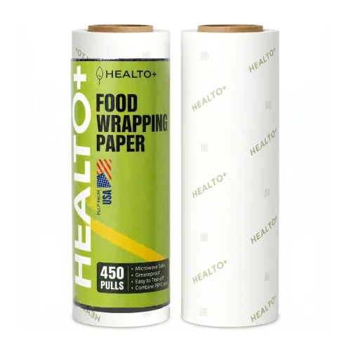 Image of Healto+ Food Wrapping Paper Roll 500g - 450 Pulls 