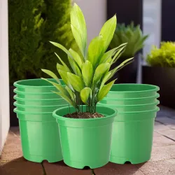 Heart Home Flower Pots & Stand Pack of 10