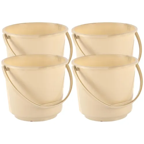 Image of Heart Home Pack of 4 Multi-Purpose 5 Litre Small Bucket
