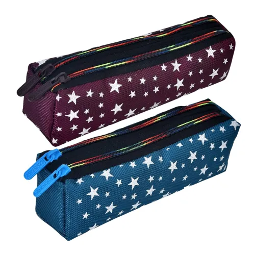 Image of Heart Home Pencil Pouch Pack of 2 Multicolour 