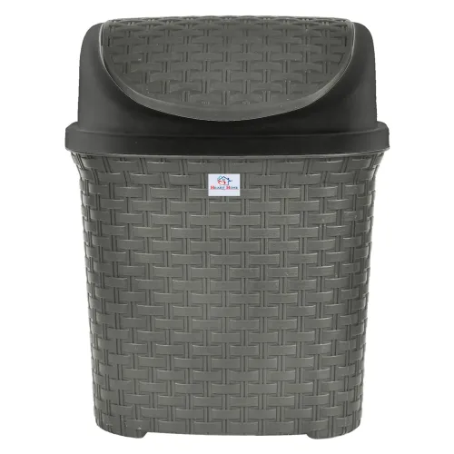Image of Heart Home Plastic Swing Lid Dustbin 7L