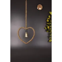 Heart Shape Rope pendent Light