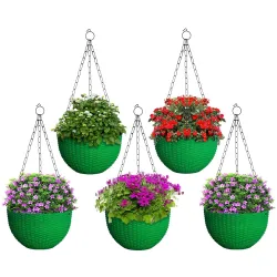 Heat Home Plastic Hanging Flower Pot