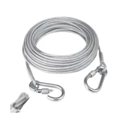 Heavy Duty Clothes Drying Rope 5 Meter with Hooks
